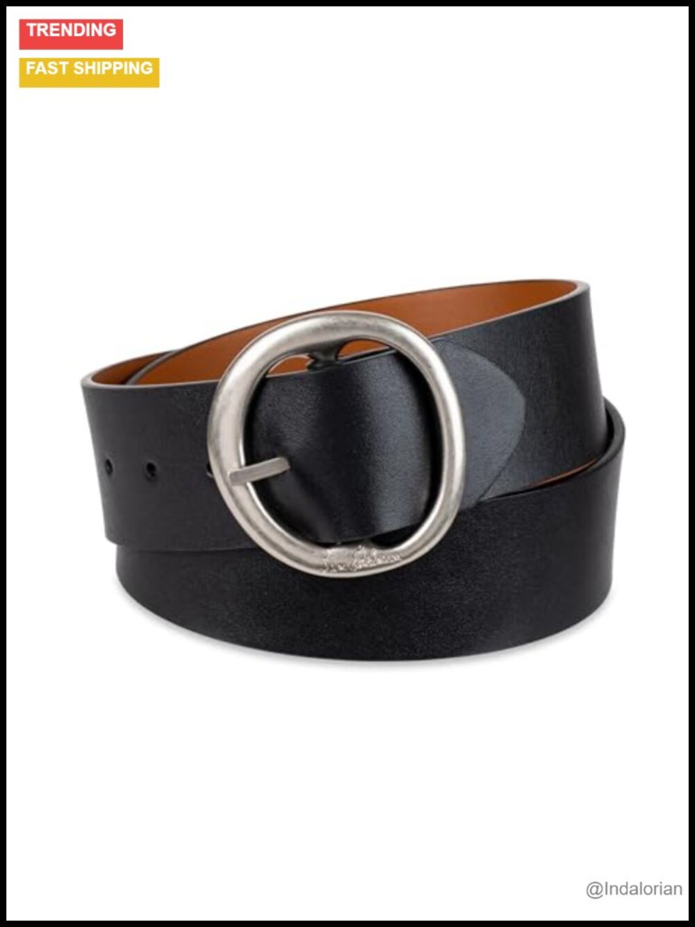 Reversible Center Bar Buckle Belt 2 Inch Statement Designer Style